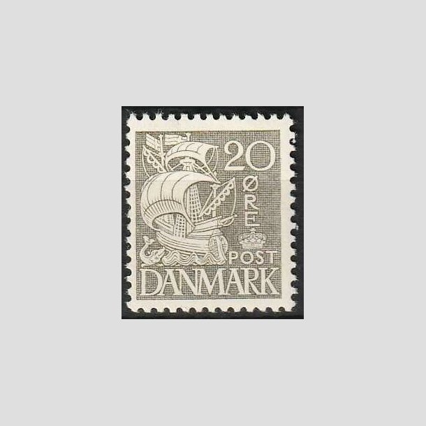 FRIMRKER DANMARK | 1933 - AFA 204 - Karavel 20 re gr Type I - Ubrugt