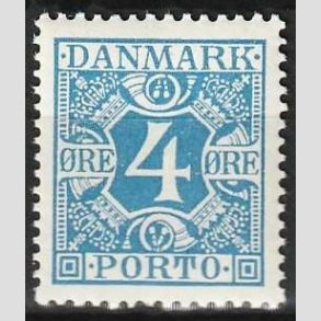 FRIMRKER DANMARK | 1921-25 - AFA 10 - 4 re bl - Postfrisk