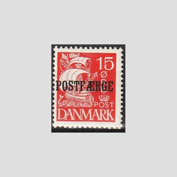 FRIMRKER DANMARK | 1927 - AFA 10 - 15 re rd POSTFRGE - Ubrugt