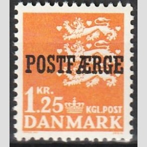 FRIMRKER DANMARK | 1965 - AFA 41 - 1,25 Kr. orange POSTFRGE - Postfrisk