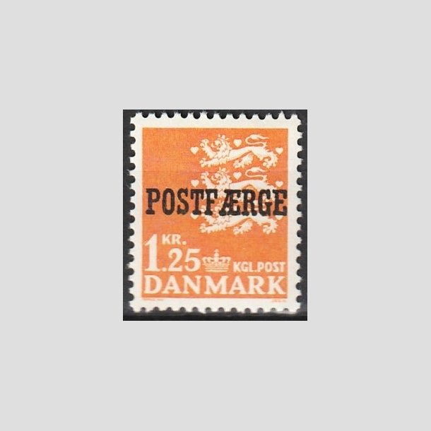 FRIMRKER DANMARK | 1965 - AFA 41 - 1,25 Kr. orange POSTFRGE - Postfrisk