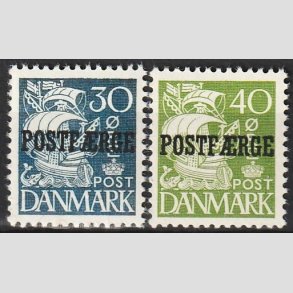 FRIMRKER DANMARK | 1940 - AFA 24,25 Type II - 30 re bl, 40 re grn POSTFRGE - Postfrisk