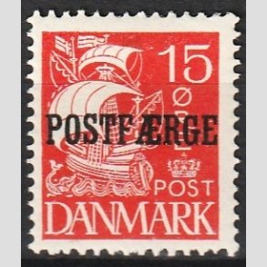 FRIMRKER DANMARK | 1927 - AFA 10 - 15 re rd POSTFRGE - Ubrugt