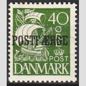 FRIMRKER DANMARK | 1930 - AFA 13 - 40 re grn POSTFRGE - Ubrugt