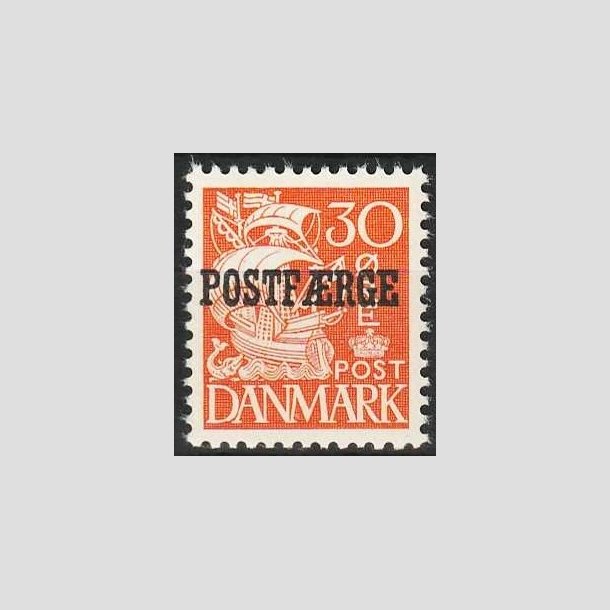 FRIMRKER DANMARK | 1940 - AFA 26 - 30 re orange - Postfrisk