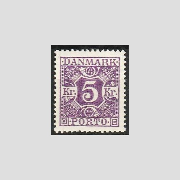 FRIMRKER DANMARK | 1921-25 - AFA 16 - 5 kr. violet - Postfrisk