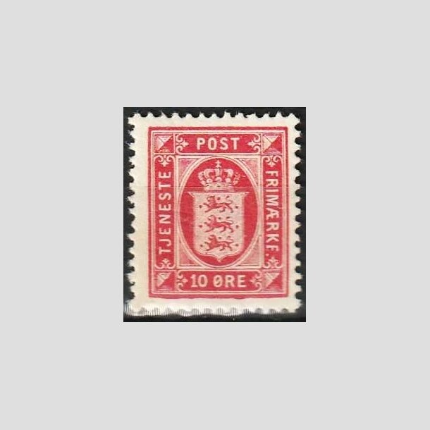 FRIMRKER DANMARK | 1902 - AFA 10 - 10 re karmin - Postfrisk