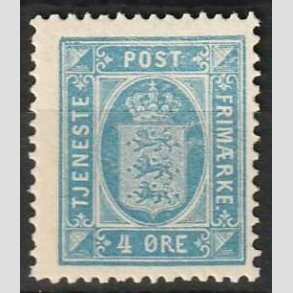 FRIMRKER DANMARK | 1875 - AFA 5 - 4 re bl - Postfrisk