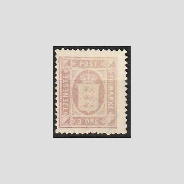 FRIMRKER DANMARK | 1875 - AFA 4 - 3 re lilla - Postfrisk