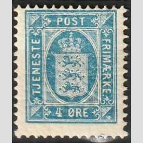 FRIMRKER DANMARK | 1896-1912 - AFA 5C - 4 re bl - Postfrisk