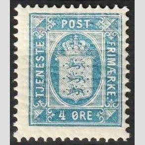 FRIMRKER DANMARK | 1896-1912 - AFA 5C - 4 re bl - Postfrisk