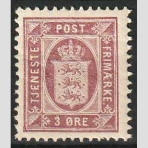 FRIMRKER DANMARK | 1896-1912 - AFA 4C - 3 re lilla - Postfrisk