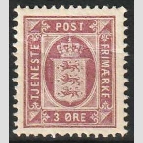 FRIMRKER DANMARK | 1896-1912 - AFA 4C - 3 re lilla - Postfrisk