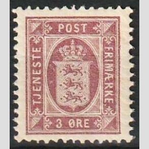 FRIMRKER DANMARK | 1896-1912 - AFA 4C - 3 re lilla - Postfrisk