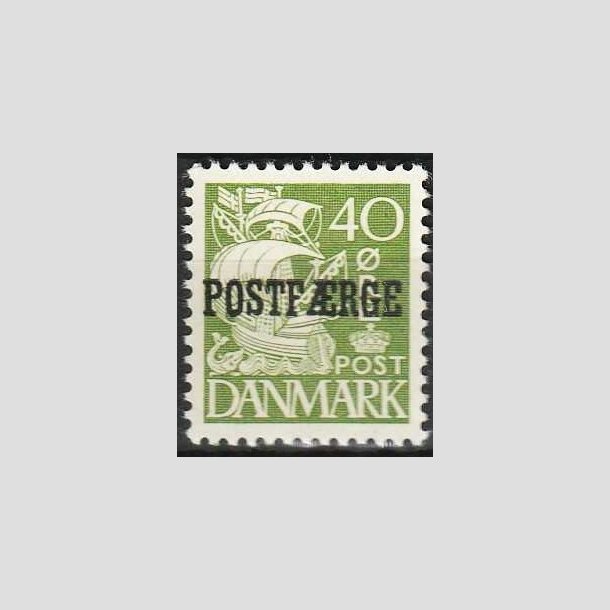 FRIMRKER DANMARK | 1940 - AFA 25 Type II - 40 re grn POSTFRGE - Postfrisk