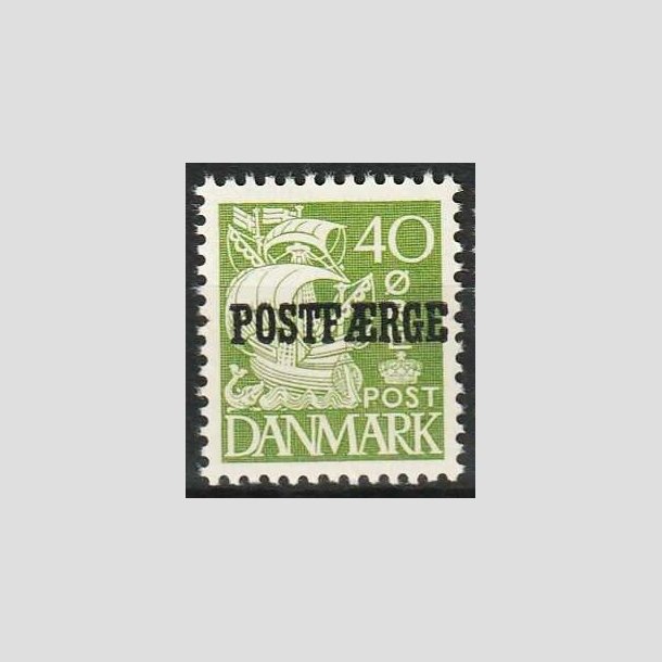 FRIMRKER DANMARK | 1940 - AFA 25 Type II - 40 re grn POSTFRGE - Postfrisk