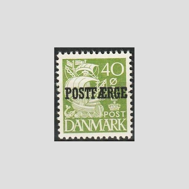 FRIMRKER DANMARK | 1940 - AFA 25 Type II - 40 re grn POSTFRGE - Postfrisk