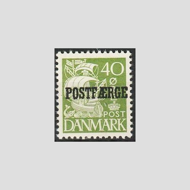 FRIMRKER DANMARK | 1940 - AFA 25 Type II - 40 re grn POSTFRGE - Postfrisk