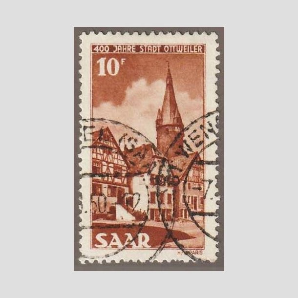 Frimrker Tyskland | Saar | 1950 - AFA 291 - Stemplet