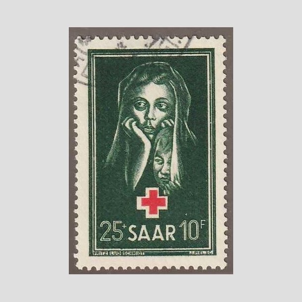 Frimrker Tyskland | Saar | 1951 - AFA 307 - Stemplet