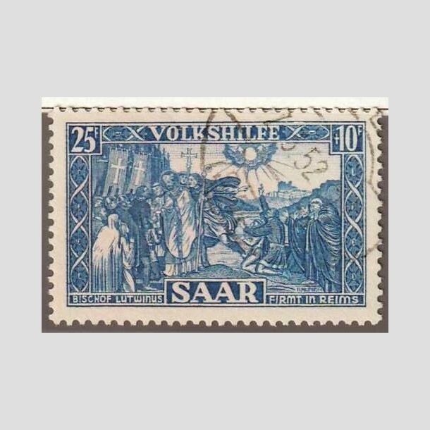 Frimrker Tyskland | Saar | 1950 - AFA 297 - Stemplet