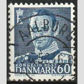 FRIMRKER DANMARK | 1952-53 - AFA 339 - Fr. IX 60 re mrkbl - Lux Stemplet Aalborg