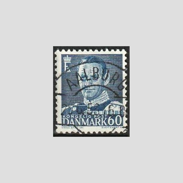 FRIMRKER DANMARK | 1952-53 - AFA 339 - Fr. IX 60 re mrkbl - Lux Stemplet Aalborg