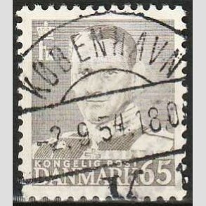 FRIMRKER DANMARK | 1952-53 - AFA 340 - Fr. IX 65 re gr - Lux Stemplet Kbenhavn