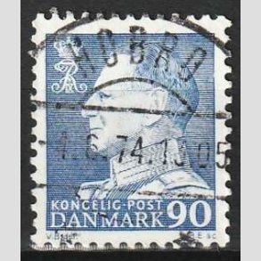 FRIMRKER DANMARK | 1967 - AFA 463F - Fr. IX 90 re bl - Lux Stemplet Hobro