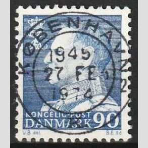 FRIMRKER DANMARK | 1967 - AFA 463F - Fr. IX 90 re bl - Lux Stemplet 