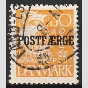 FRIMRKER DANMARK | 1927 - AFA 11 - 30 re brungul Postfrge - Stemplet