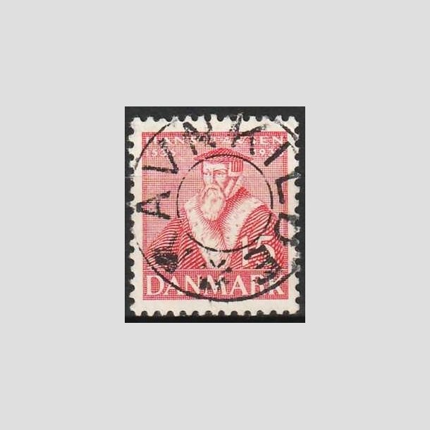 FRIMRKER DANMARK | 1936 - AFA 232 - Reformationen 15 re rd - Lux Stemplet 