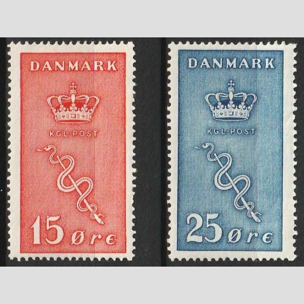 FRIMRKER DANMARK | 1929 - AFA 179+180 - 15+5 + 25+5 re Krftfrimrker - Ubrugt (Nr postfrisk)