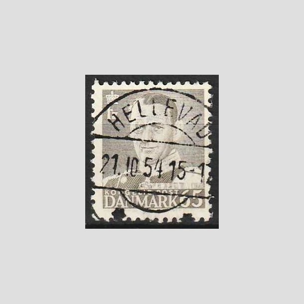 FRIMRKER DANMARK | 1952-53 - AFA 340 - Fr. IX 65 re gr - Lux Stemplet Hellevad