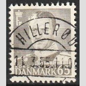 FRIMRKER DANMARK | 1952-53 - AFA 340 - Fr. IX 65 re gr - Lux Stemplet Hillerd