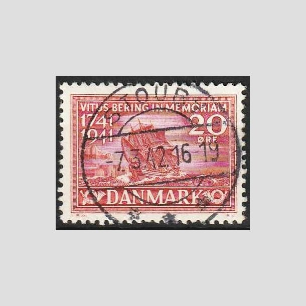 FRIMRKER DANMARK | 1941 - AFA 271 - Vitus Bering 20 re rd - Lux Stemplet Stouby