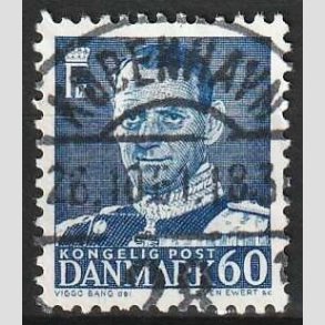 FRIMRKER DANMARK | 1952-53 - AFA 339 - Fr. IX 60 re mrkbl - Lux Stemplet Kbenhavn