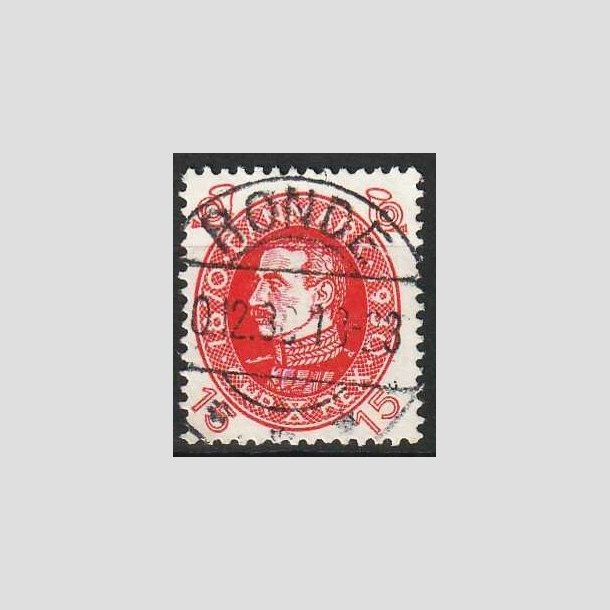 FRIMRKER DANMARK | 1930 - AFA 190 - Chr. X 60 r 15 re rd - Lux Stemplet Rnde