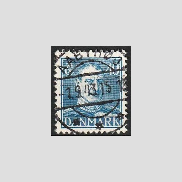 FRIMRKER DANMARK | 1942-44 - AFA 280 - Chr. X 40 re bl - Lux Stemplet Aabyhj