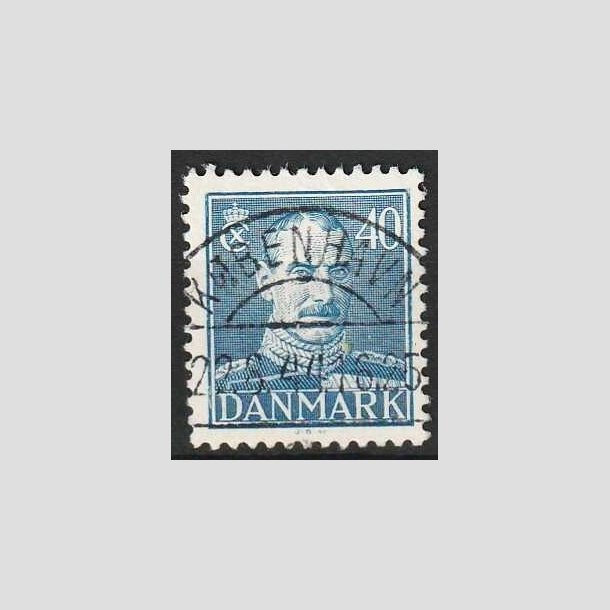 FRIMRKER DANMARK | 1942-44 - AFA 280 - Chr. X 40 re bl - Lux Stemplet Kbenhavn