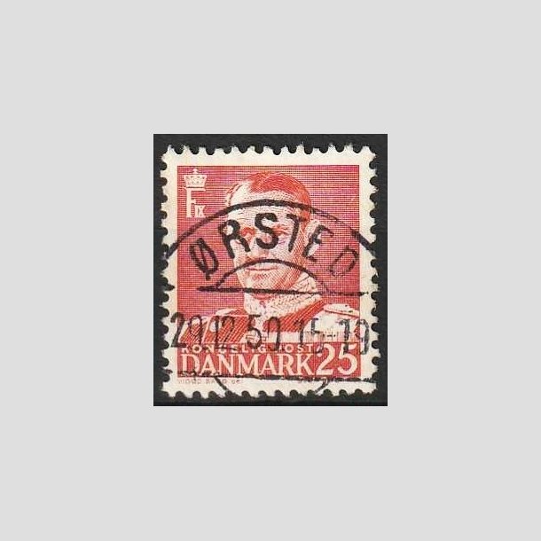 FRIMRKER DANMARK | 1950 - AFA 321 - Fr. IX 25 re rd - Lux Stemplet rsted