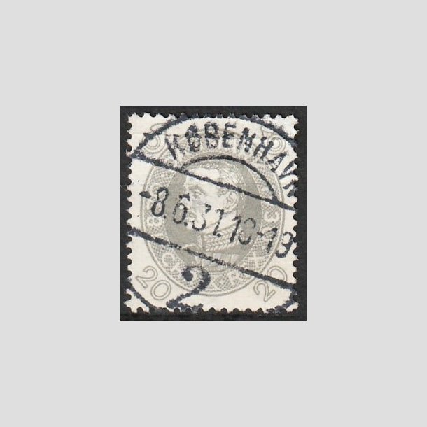 FRIMRKER DANMARK | 1930 - AFA 191 - Chr. X 60 r 20 re gr - Lux Stemplet