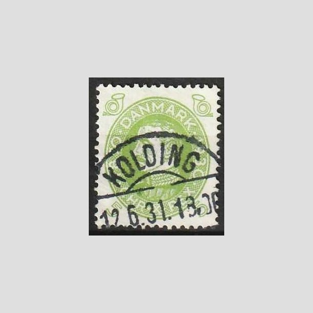 FRIMRKER DANMARK | 1930 - AFA 186 - Chr. X 60 r 5 re lysgrn - Lux Stemplet Kolding