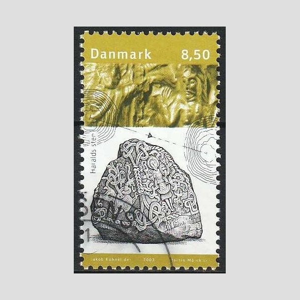 FRIMRKER DANMARK | 2003 - AFA 1365 - Kongernes Jelling - 8,50 Kr. Haralds Sten - Pnt stemplet