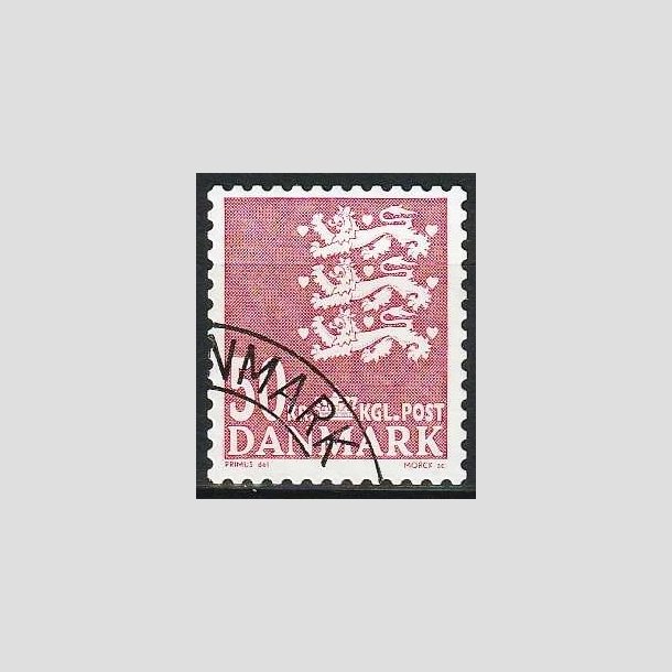 FRIMRKER DANMARK | 2010 - AFA 824E - Lille Rigsvben - 50,00 Kr. rd - Pnt stemplet