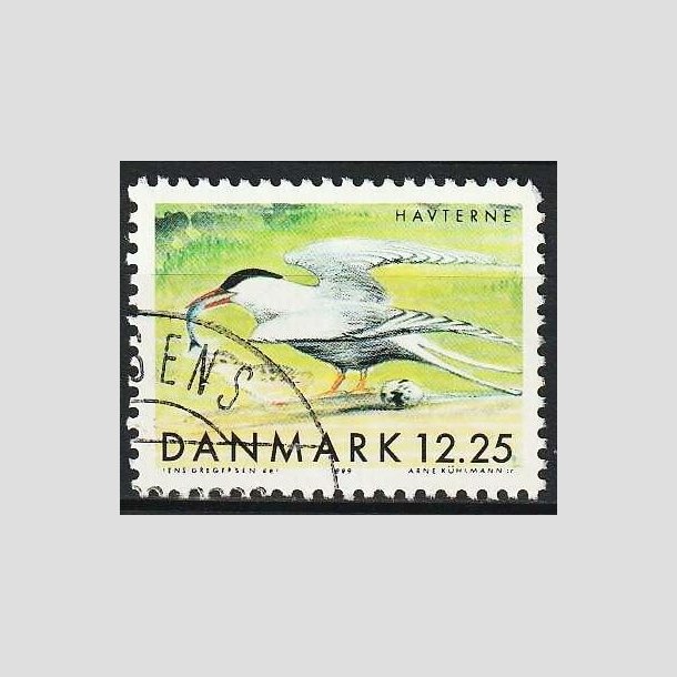 FRIMRKER DANMARK | 1999 - AFA 1225 - Danske trkfugle - 12,25 Kr. havterne - Pnt Stemplet