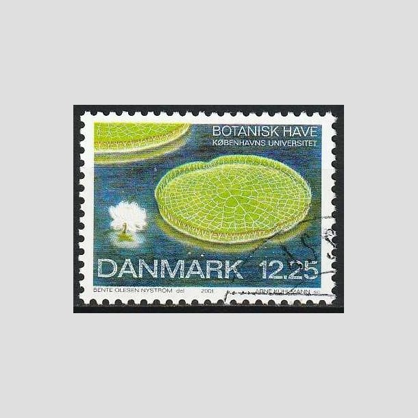 FRIMRKER DANMARK | 2001 - AFA 1274 - Botanisk have. - 12,25 Kr. Kmpekande. - Pnt Stemplet