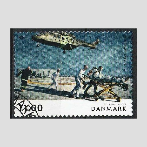 FRIMRKER DANMARK | 2012 - AFA 1699 - Norden ved havet - 11,00 Kr. flerfarvet - Pnt stemplet