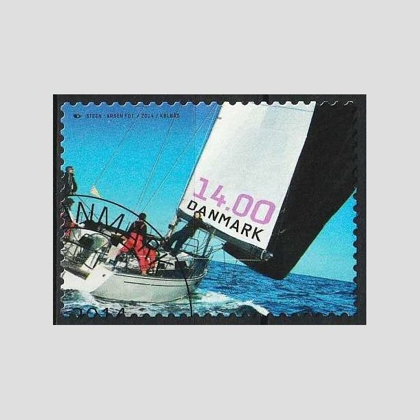 FRIMRKER DANMARK | 2014 - AFA 1779 - Norden ved havet III - 14,00 Kr. flerfarvet - Hjrne Stemplet