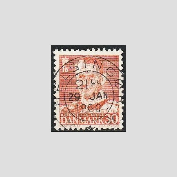 FRIMRKER DANMARK | 1952-53 - AFA 337 - Fr. IX 30 re rd - Lux Stemplet Helsingr